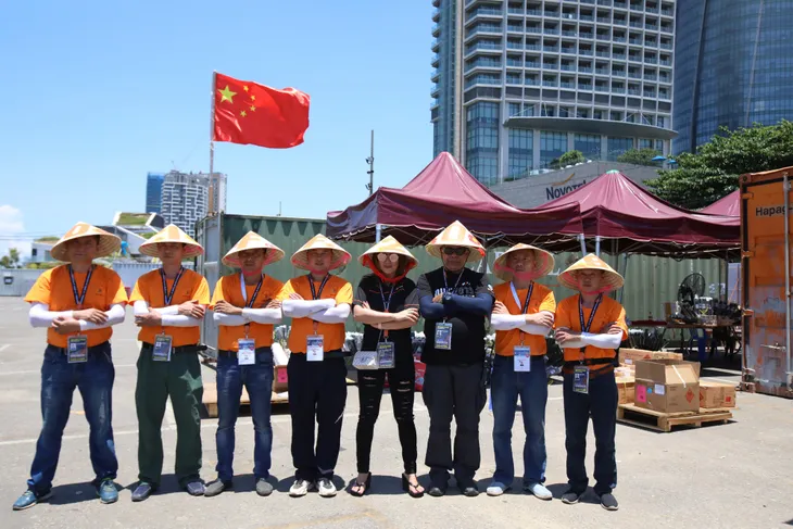 Khám phá kho pháo hoa của đội Anh và Trung Quốc tại Lễ hội pháo hoa quốc tế Đà Nẵng 2019 - Ảnh 1. Khám phá kho pháo hoa của đội Anh và Trung Quốc tại Lễ hội pháo hoa quốc tế Đà Nẵng 2019 - Ảnh 1.