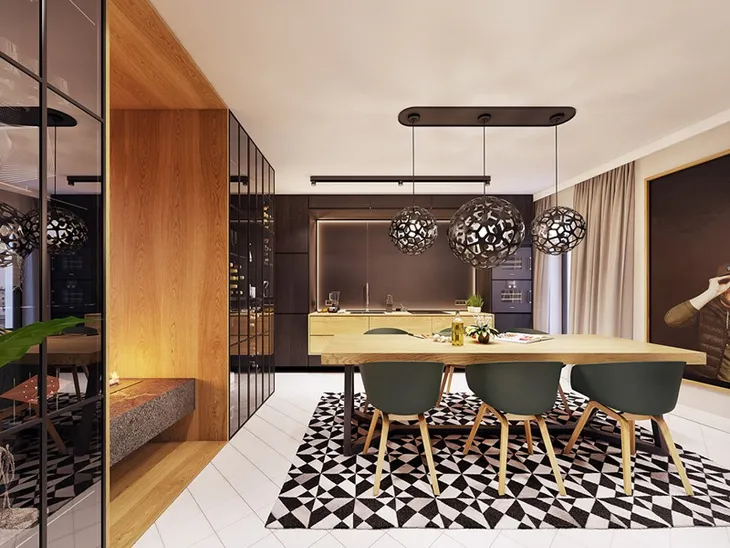 Căn hộ có lối trang trí hiện đại, bắt mắt - Ảnh 7. Căn hộ có lối trang trí hiện đại, bắt mắt - Ảnh 7.