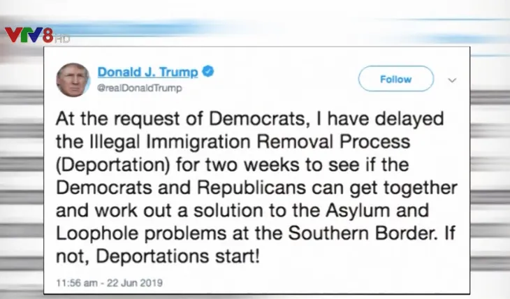 Tổng thống Mỹ Donald Trump bất ngờ hoãn kế hoạch trục xuất người nhập cư - Ảnh 1. Tổng thống Mỹ Donald Trump bất ngờ hoãn kế hoạch trục xuất người nhập cư - Ảnh 1.