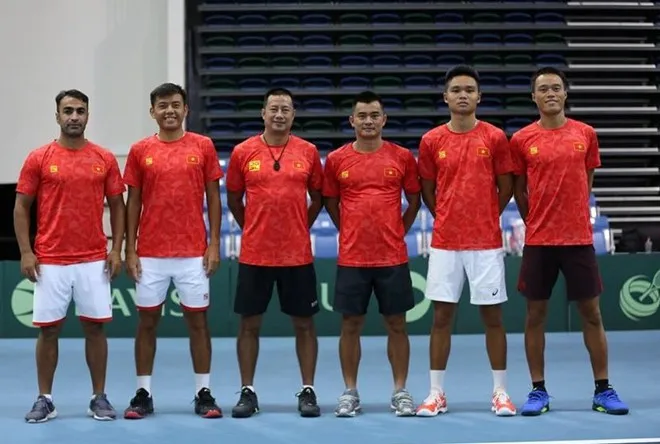 ĐT quần vợt Việt Nam vô địch Davis Cup 2019 nhóm III - Ảnh 1. ĐT quần vợt Việt Nam vô địch Davis Cup 2019 nhóm III - Ảnh 1.