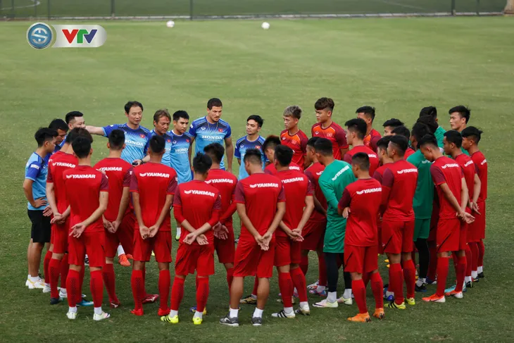 U23 Việt Nam có ngày đầu tiên tập luyện đầy đủ quân số - Ảnh 3. U23 Việt Nam có ngày đầu tiên tập luyện đầy đủ quân số - Ảnh 3.