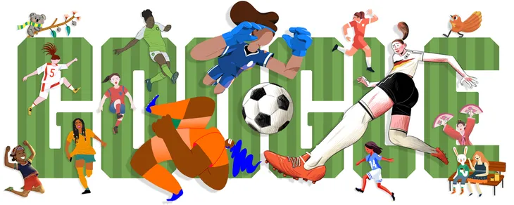 Google cập nhật ảnh đại diện nhân dịp giải vô địch bóng đá nữ thế giới 2019 - Ảnh 1. Google cập nhật ảnh đại diện nhân dịp giải vô địch bóng đá nữ thế giới 2019 - Ảnh 1.