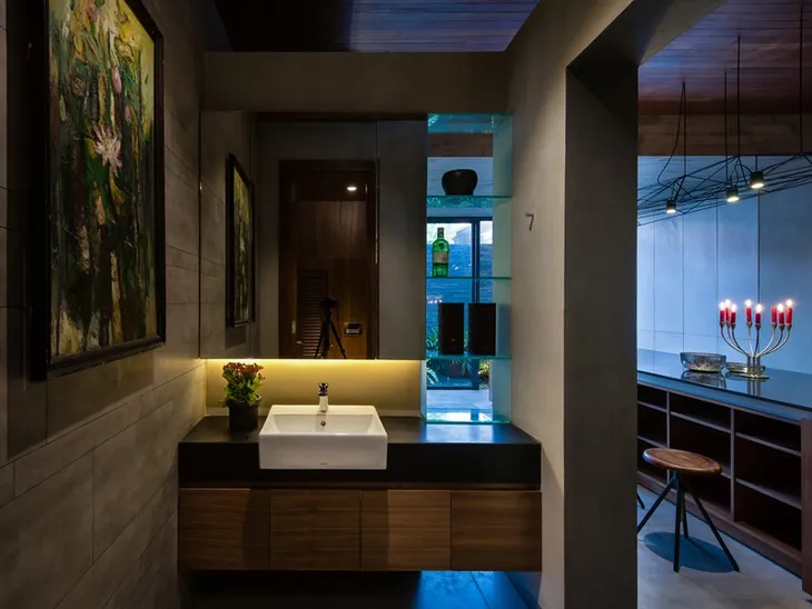 Ngôi nhà lấy cảm hứng từ nhà truyền thống Việt Nam - Ảnh 7. Ngôi nhà lấy cảm hứng từ nhà truyền thống Việt Nam - Ảnh 7.