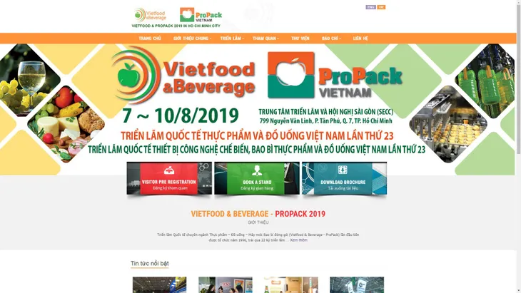 Triển lãm thực phẩm, đồ uống sẽ diễn ra ở TP.HCM vào tháng 8 - Ảnh 1. Triển lãm thực phẩm, đồ uống sẽ diễn ra ở TP.HCM vào tháng 8 - Ảnh 1.