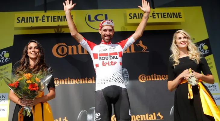 Thomas De Gendt về nhất chặng 8 giải xe đạp Tour de France - Ảnh 2. Thomas De Gendt về nhất chặng 8 giải xe đạp Tour de France - Ảnh 2.