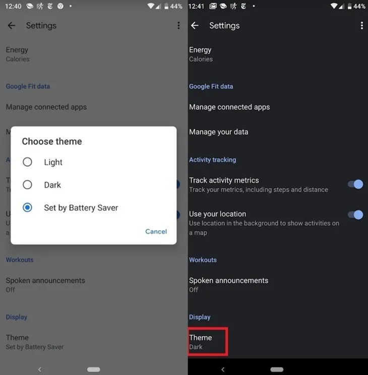 Thêm một ứng dụng của Google cập nhật chế độ nền tối - Ảnh 1.