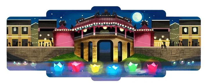Google tôn vinh phố cổ Hội An bằng doodle mới - Ảnh 1. Google tôn vinh phố cổ Hội An bằng doodle mới - Ảnh 1.