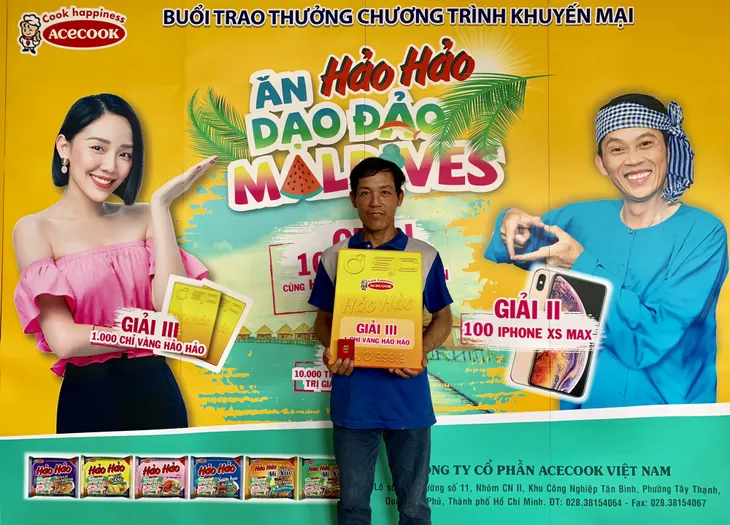 Hảo Hảo trao những cặp vé du lịch quốc đảo Maldives đầu tiên cho khách hàng may mắn - Ảnh 3. Hảo Hảo trao những cặp vé du lịch quốc đảo Maldives đầu tiên cho khách hàng may mắn - Ảnh 3.