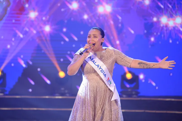 Thí sinh Malaysia giành ngôi quán quân cuộc thi Tiếng hát ASEAN+3 năm 2019 - Ảnh 5. Thí sinh Malaysia giành ngôi quán quân cuộc thi Tiếng hát ASEAN+3 năm 2019 - Ảnh 5.