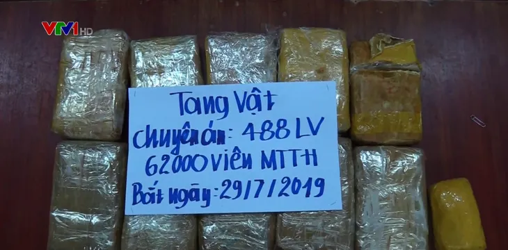Bắt vụ vận chuyển 62.000 viên ma túy tổng hợp - Ảnh 1. Bắt vụ vận chuyển 62.000 viên ma túy tổng hợp - Ảnh 1.