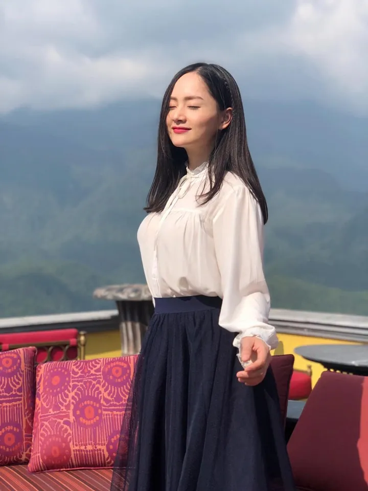 Lan Phương mong mọi người ủng hộ Lam Lam ở VTV Awards 2019 - Ảnh 1. Lan Phương mong mọi người ủng hộ Lam Lam ở VTV Awards 2019 - Ảnh 1.