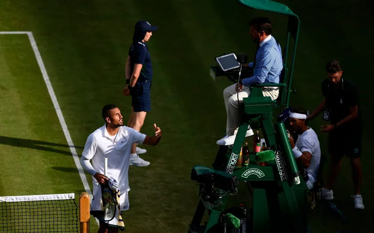 Nick Kyrgios thú nhận muốn đánh bóng vào Nadal - Ảnh 1. Nick Kyrgios thú nhận muốn đánh bóng vào Nadal - Ảnh 1.
