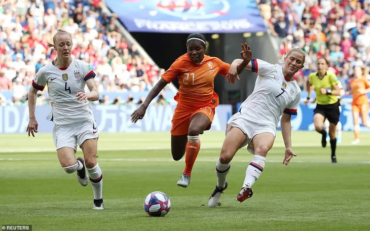 ĐT Mỹ 2-0 ĐT Hà Lan: ĐT Mỹ bảo vệ thành công chức vô địch World Cup bóng đá nữ - Ảnh 1. ĐT Mỹ 2-0 ĐT Hà Lan: ĐT Mỹ bảo vệ thành công chức vô địch World Cup bóng đá nữ - Ảnh 1.