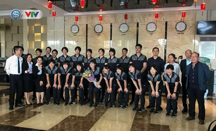 VTV Cup Tôn Hoa Sen 2019: Sự chuyên nghiệp của CLB NEC (Nhật Bản) - Ảnh 1. VTV Cup Tôn Hoa Sen 2019: Sự chuyên nghiệp của CLB NEC (Nhật Bản) - Ảnh 1.