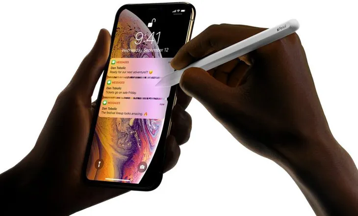 iPhone 2019 hỗ trợ bút cảm ứng Apple Pencil: Steve Jobs đã sai? - Ảnh 1. iPhone 2019 hỗ trợ bút cảm ứng Apple Pencil: Steve Jobs đã sai? - Ảnh 1.