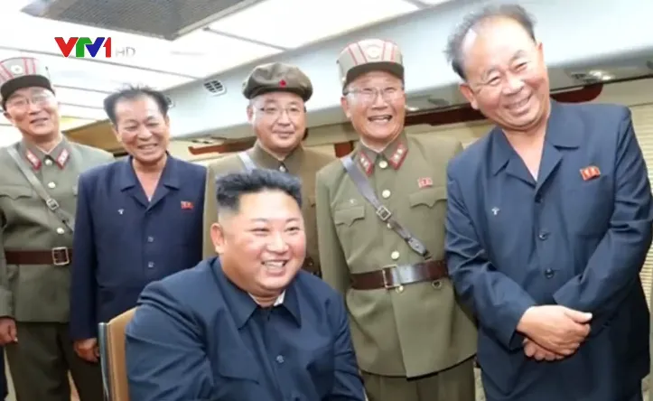 Triều Tiên thử nghiệm loại vũ khí mới - Ảnh 1. Triều Tiên thử nghiệm loại vũ khí mới - Ảnh 1.