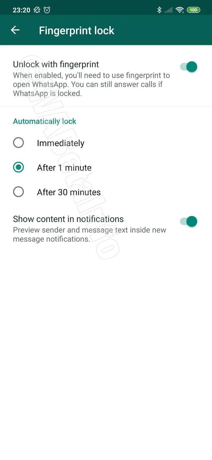WhatsApp sẽ thêm tính năng khóa vân tay trên Android - Ảnh 1. WhatsApp sẽ thêm tính năng khóa vân tay trên Android - Ảnh 1.