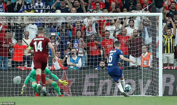 Liverpool 2-2 (5-4 pen) Chelsea: Liverpool giành Siêu cúp châu Âu sau loạt luân lưu kịch tính trước Chelsea - Ảnh 2. Liverpool 2-2 (5-4 pen) Chelsea: Liverpool giành Siêu cúp châu Âu sau loạt luân lưu kịch tính trước Chelsea - Ảnh 2.
