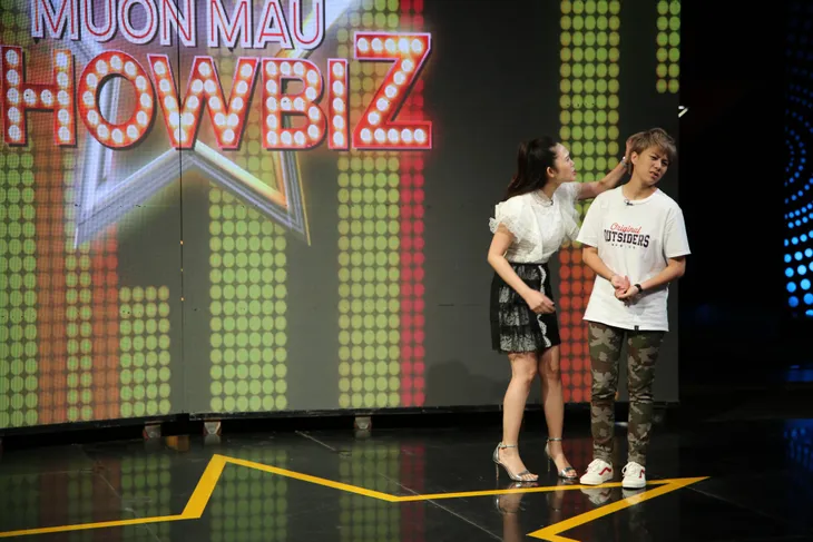 Tomboyloichoi Bảo Hân cực nhí nhố trong trường quay Muôn màu showbiz - Ảnh 4. Tomboyloichoi Bảo Hân cực nhí nhố trong trường quay Muôn màu showbiz - Ảnh 4.