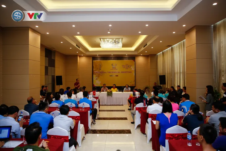 BTC họp kỹ thuật chuẩn bị chuyên môn VTV Cup Tôn Hoa Sen 2019 - Ảnh 1. BTC họp kỹ thuật chuẩn bị chuyên môn VTV Cup Tôn Hoa Sen 2019 - Ảnh 1.