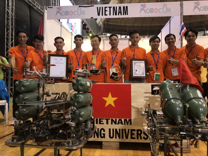 ABU Robocon 2019: Các đội tuyển trình diễn và chia sẻ kinh nghiệm chế tạo robot - Ảnh 4.
