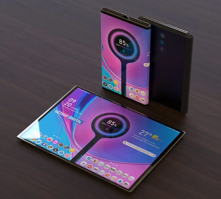 Xiaomi tiết lộ hình ảnh chiếc điện thoại 3 màn hình cực kỳ ấn tượng - Ảnh 4. Xiaomi tiết lộ hình ảnh chiếc điện thoại 3 màn hình cực kỳ ấn tượng - Ảnh 4.