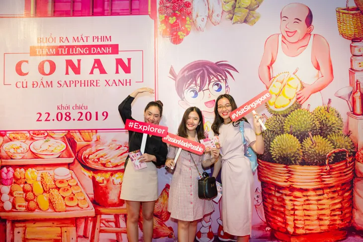 Thám tử lừng danh Conan: Cú Đấm Sapphire Xanh - cuộc phiêu lưu ly kỳ tại Singapore - Ảnh 4. Thám tử lừng danh Conan: Cú Đấm Sapphire Xanh - cuộc phiêu lưu ly kỳ tại Singapore - Ảnh 4.