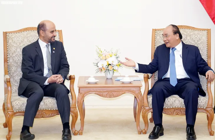 Thủ tướng Nguyễn Xuân Phúc tiếp Tổng Giám đốc Quỹ OFID - Ảnh 1. Thủ tướng Nguyễn Xuân Phúc tiếp Tổng Giám đốc Quỹ OFID - Ảnh 1.