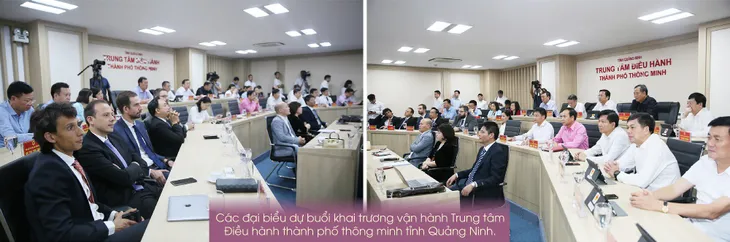 Khai trương vận hành Trung tâm Điều hành thành phố thông minh tỉnh Quảng Ninh - Ảnh 2.