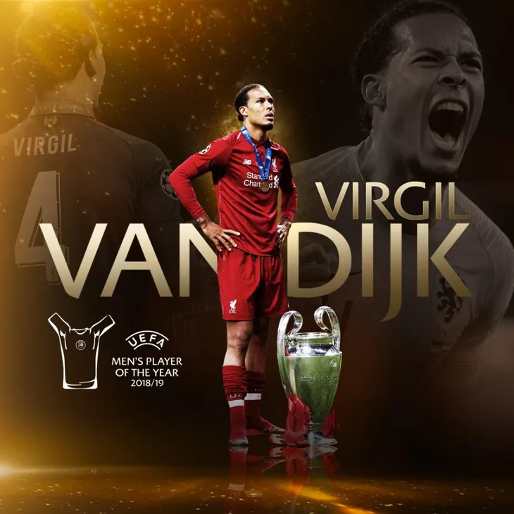Virgil van Dijk giành giải thưởng cầu thủ xuất sắc nhất mùa giải! - Ảnh 1. Virgil van Dijk giành giải thưởng cầu thủ xuất sắc nhất mùa giải! - Ảnh 1.