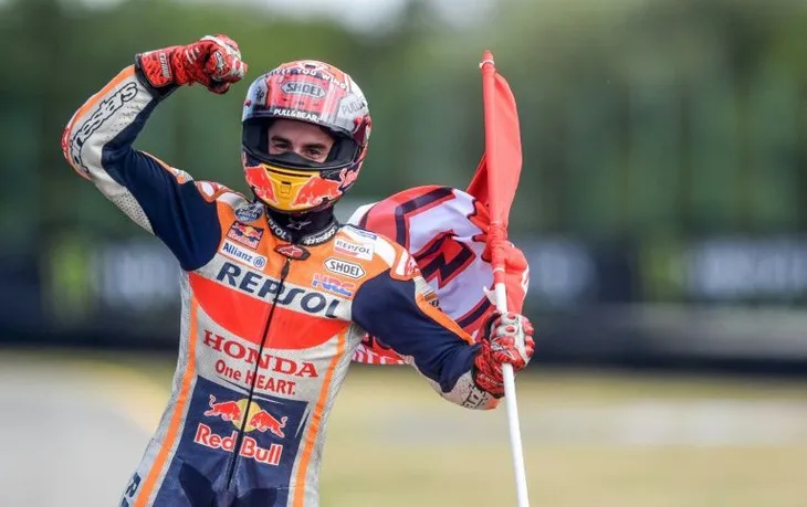 MotoGP: Marquez giành chiến thắng thứ 6 trong năm tại GP Cộng Hoà Séc - Ảnh 1. MotoGP: Marquez giành chiến thắng thứ 6 trong năm tại GP Cộng Hoà Séc - Ảnh 1.