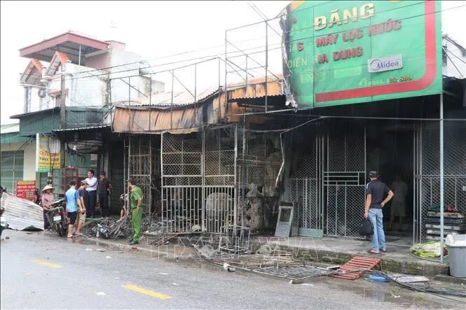 Hải Dương: Cháy nhà, 2 mẹ con thiệt mạng - Ảnh 1. Hải Dương: Cháy nhà, 2 mẹ con thiệt mạng - Ảnh 1.