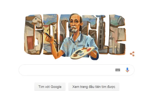 Google vinh danh họa sĩ Bùi Xuân Phái nhân 99 năm ngày sinh của ông - Ảnh 1. Google vinh danh họa sĩ Bùi Xuân Phái nhân 99 năm ngày sinh của ông - Ảnh 1.