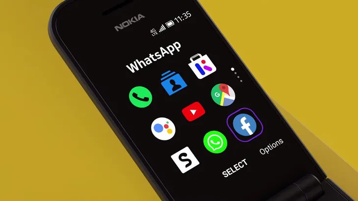 Nokia 2720 Flip nắp gặp, hỗ trợ 4G lên kệ tại Việt Nam với giá 1,99 triệu đồng - Ảnh 5. Nokia 2720 Flip nắp gặp, hỗ trợ 4G lên kệ tại Việt Nam với giá 1,99 triệu đồng - Ảnh 5.