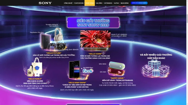Công bố lịch Sony show 2019 - Ảnh 1. Công bố lịch Sony show 2019 - Ảnh 1.