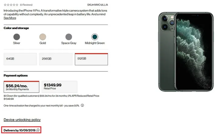 Apple chính thức cho đặt trước iPhone 11, bản màu xanh bóng đêm cháy hàng - Ảnh 1. Apple chính thức cho đặt trước iPhone 11, bản màu xanh bóng đêm cháy hàng - Ảnh 1.