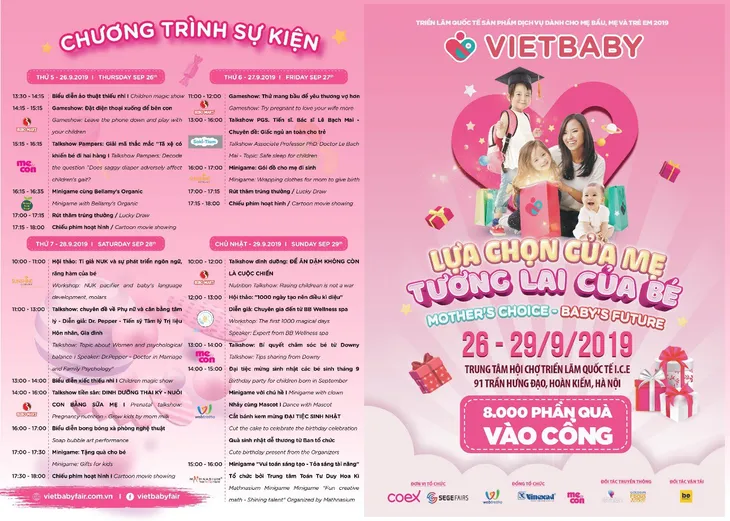 Triển lãm Vietbaby: địa điểm vui chơi cho bé và không gian mua sắm cho mẹ - Ảnh 4. Triển lãm Vietbaby: địa điểm vui chơi cho bé và không gian mua sắm cho mẹ - Ảnh 4.
