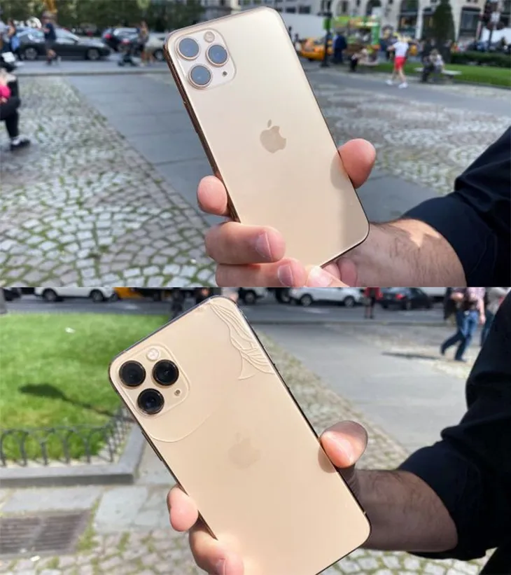 iPhone 11 Pro vỡ nát sau thử nghiệm rơi từ độ cao 1m - Ảnh 2. iPhone 11 Pro vỡ nát sau thử nghiệm rơi từ độ cao 1m - Ảnh 2.