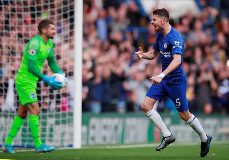 Chelsea 2-0 Brighton: Thầy trò Lampard có 2 thứ đầu tiên ở Premier League 2019/20 - Ảnh 1. Chelsea 2-0 Brighton: Thầy trò Lampard có 2 thứ đầu tiên ở Premier League 2019/20 - Ảnh 1.