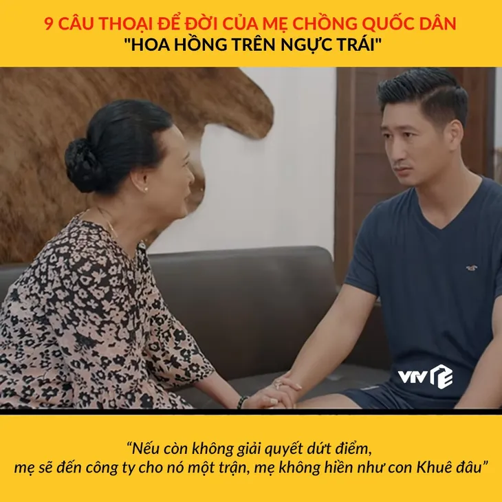 9 câu thoại để đời của mẹ chồng quốc dân trong “Hoa hồng trên ngực trái” - Ảnh 8. 9 câu thoại để đời của mẹ chồng quốc dân trong “Hoa hồng trên ngực trái” - Ảnh 8.
