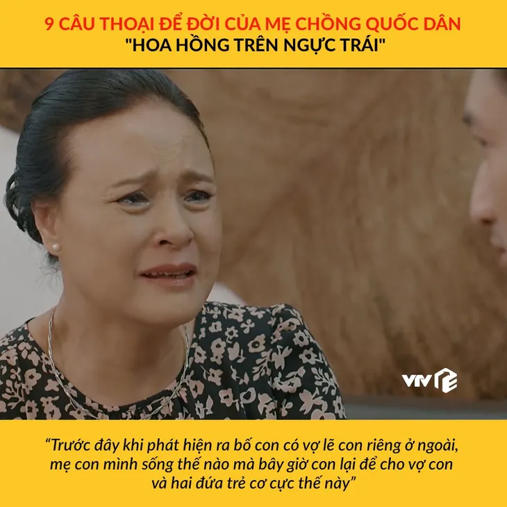 9 câu thoại để đời của mẹ chồng quốc dân trong “Hoa hồng trên ngực trái” - Ảnh 6. 9 câu thoại để đời của mẹ chồng quốc dân trong “Hoa hồng trên ngực trái” - Ảnh 6.