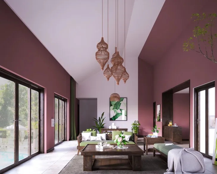 Bí quyết trang trí phòng khách màu hồng khiến vạn người mê - Ảnh 6. Bí quyết trang trí phòng khách màu hồng khiến vạn người mê - Ảnh 6.