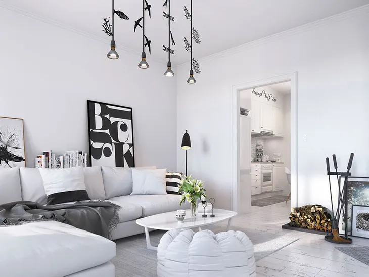 Căn hộ đơn sắc nhìn góc nào cũng thấy ấn tượng - Ảnh 3. Căn hộ đơn sắc nhìn góc nào cũng thấy ấn tượng - Ảnh 3.