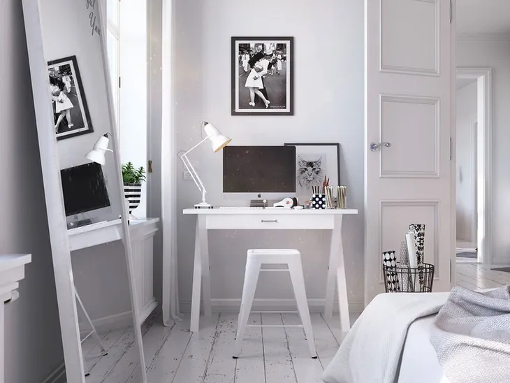 Căn hộ đơn sắc nhìn góc nào cũng thấy ấn tượng - Ảnh 9. Căn hộ đơn sắc nhìn góc nào cũng thấy ấn tượng - Ảnh 9.