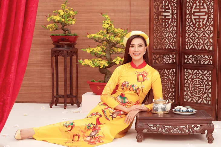 Bộ ảnh chúc xuân Canh Tý 2020 của dàn Hoa hậu Hoàn vũ Việt Nam - Ảnh 4. Bộ ảnh chúc xuân Canh Tý 2020 của dàn Hoa hậu Hoàn vũ Việt Nam - Ảnh 4.
