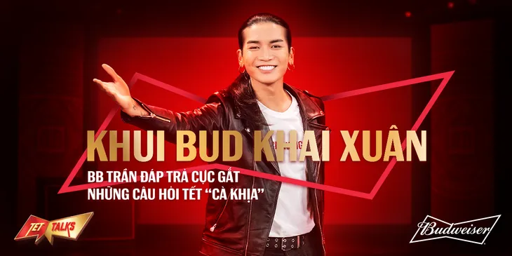 Budweiser cùng BB Trần tung show hài độc thoại, khuấy động không khí mùa Tết - Ảnh 5. Budweiser cùng BB Trần tung show hài độc thoại, khuấy động không khí mùa Tết - Ảnh 5.