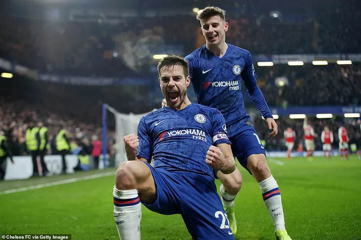 Vòng 24 Ngoại hạng Anh: Chelsea và Arsenal hòa kịch tính trong trận derby London - Ảnh 3. Vòng 24 Ngoại hạng Anh: Chelsea và Arsenal hòa kịch tính trong trận derby London - Ảnh 3.