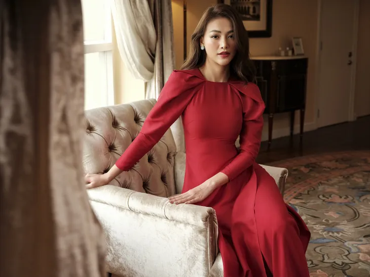 Phương Khánh hoá tiểu thư ngọc ngà trong bộ ảnh áo dài Tết - Ảnh 11. Phương Khánh hoá tiểu thư ngọc ngà trong bộ ảnh áo dài Tết - Ảnh 11.