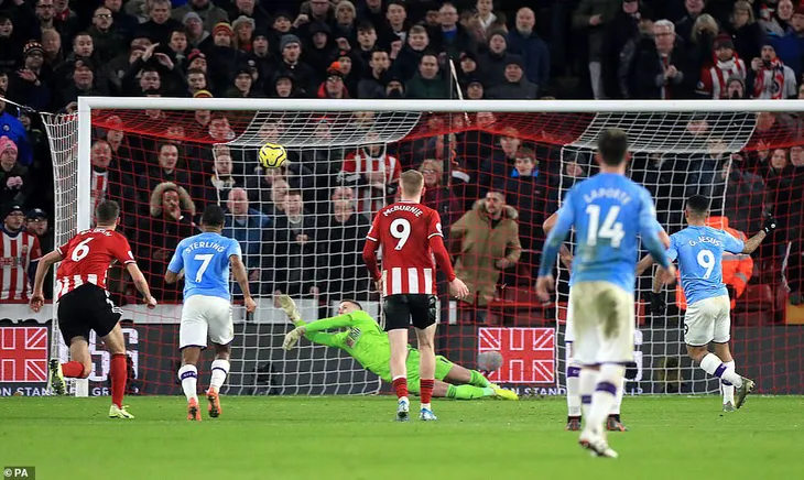 Vòng 24 Ngoại hạng Anh: Man City nhọc nhằn giành 3 điểm trước Sheffield United - Ảnh 1. Vòng 24 Ngoại hạng Anh: Man City nhọc nhằn giành 3 điểm trước Sheffield United - Ảnh 1.
