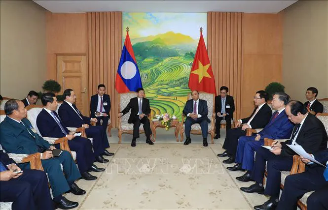 Kỳ họp lần thứ 42 Ủy ban liên Chính phủ Việt Nam - Lào - Ảnh 3. Kỳ họp lần thứ 42 Ủy ban liên Chính phủ Việt Nam - Lào - Ảnh 3.